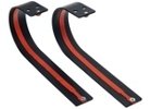 Garage door track bumpers